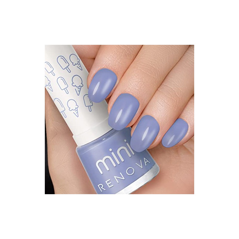 RENOVA Esmalte de uñas MINI ADELE 7.7ml, larga duración, acabado