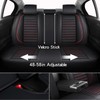 MINGBRON Leather Car Seat Covers Full Set, Universal Faux Leather