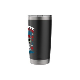 Funny Patriotic Fishing Red White & Bruh For 4th Of July Stainless Steel Insulated Tumbler