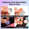 Paleta de libros con 4 capas magnéticas vacías resistentes +