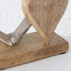 BOLTZE Carolyn Decorative Stand Aluminium Silver 22 x 18 cm