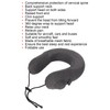 U Shaped Neck Pillow Adjustable Breathable Comfortable Neck Release Relieve