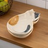 Aijohnny 2 Pack Cute Cat Ceramic Spoon Rest, Spoon Holder