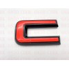 Auto Rear GMC Red Black OVERLAY Emblem Badge Fit 2023+