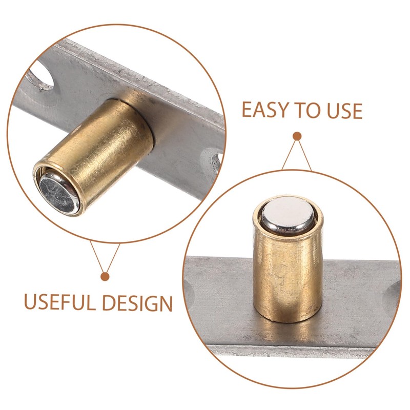 TEHAUX 2 pcs Sliding Door Floor Guides Durable Barn Door