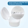 Dental Orthodontic Retainer Case Cleaning, Denture Cup Holder Case Travel
