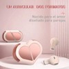 Auriculares Inalámbricos Rosa en Forma de Corazón Bluetooth 5.3 Auriculares