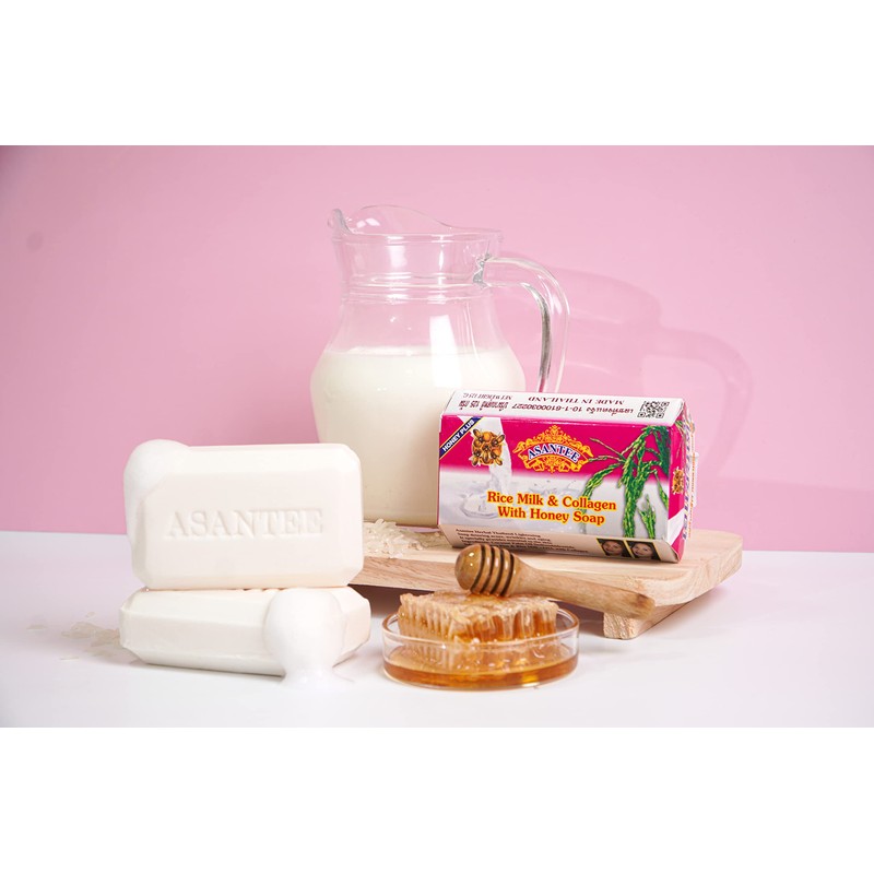 ASANTEE Rice Milk with Collagen and Honey - Luxurious Body