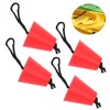 4pcs Scupper Plug Kit with Lanyard Flexible Silicone Drain Holes