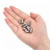 sourcing map 5 x 15 mm Dowel Pins 304 Stainless