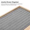 Jewelry Drawer Organizer Multipurpose 100 Grids Ring Drawer Storage Insert