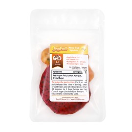 USTCM JoyFull Mixed Fruit Infusions Fruit Tea Single Pack All Natural Dried Fruits Mixed Flavors Make Perfect Tea! 15g (Red Dragon Fruit, Lemon, Kumquat, Pack of 3)