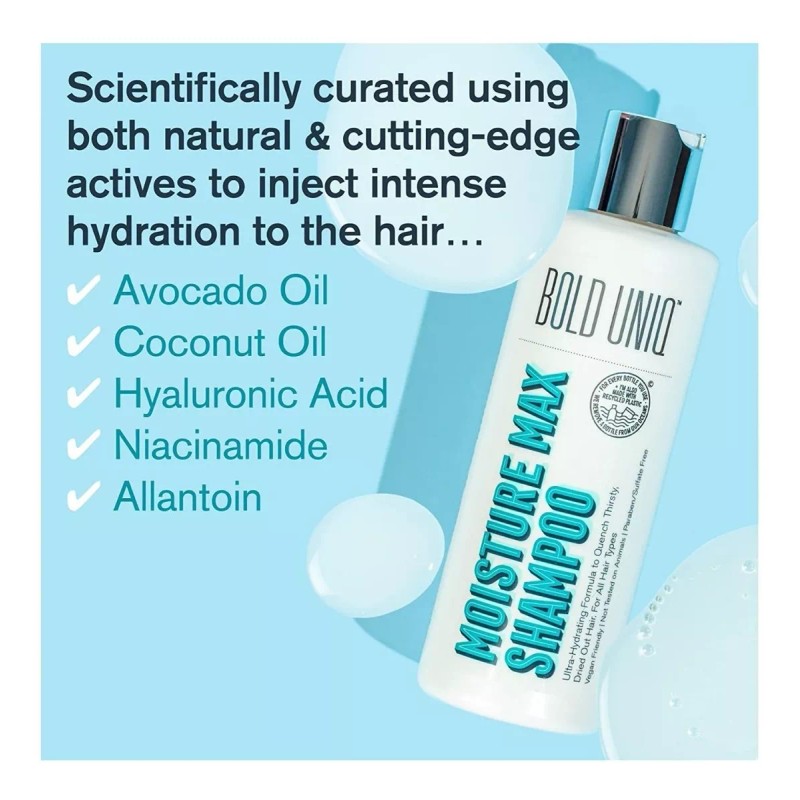 Bold Uniq Champú Y Acondicionador Moisture Y Brillo, Bold Uniq