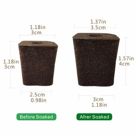 lukandafi Square Hydroponics Grow Sponges 50 Pack