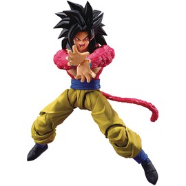 TAMASHII NATIONS S.H. Figuarts Dragon Ball Z Super Saiyan 4 Son Goku, Approx. 5.9 inches (150 mm), PVC & ABS, Pre-painted Articulated Action Figure