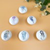 Lasyman Set of 6 Ceramic Beach Coastal Themed Cabinet Drawer