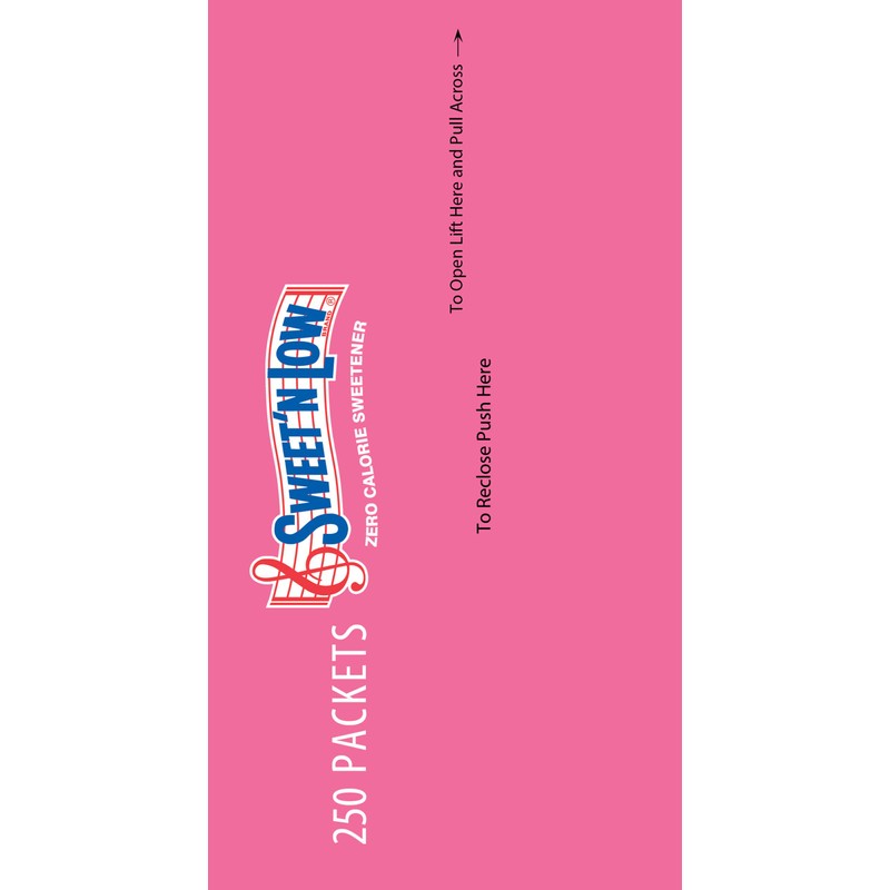 Sweet'N Low Sweetener, 250 Count Packets (8 Count)