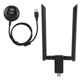 Tarjeta de Red WiFi 802.11ac, RTL8812AU CA USB 5.8G Adaptador Dongle WiFi de Doble Banda Tarjeta de Red inalámbrica IEEE802.11ac / a/n/g/b