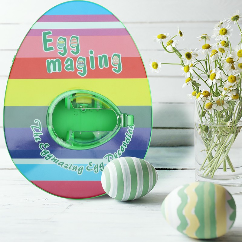 DIY Real Egg Doodle Toy Electric Easter Egg Painting Machine
