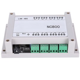 RJ45 /IP Remote Controller Module Web Controlled Ethernet Relay Controller 8 Channels 250V/AC 10A Remote Switch Module 485 Support White Housing
