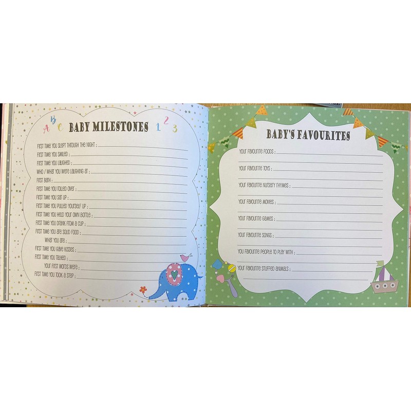 Baby's My First Year Record Log Book to Commemorate Birth