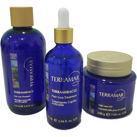 Set Anti Caída Tratamiento, Shampoo Y Gel Terramar + Regalo!