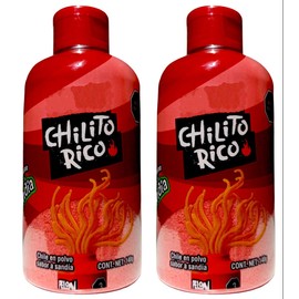 Paquete Chilito Rico Sandía - Chile en polvo sabor sandía - 140 g c/u - 2 botellines