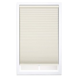 DEZ Furnishings QECRWT220640 Cordless Blackout Cellular Shade, 22W x 64L Inches, Cream