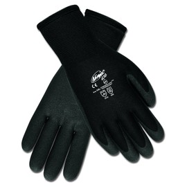 Memphis N9690 Ninja Ice Gloves, HPT Coated Palm and Fingers, Dual Layered: 15 Gauge Nylon Shell and 7 Gauge Terry Liner, HPT Coating Repels Liquid, Flexible to -58 Fahrenheit, 12 Pair LARGE