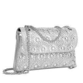 Homsunyi Evening Bling Handbags Crystals Rhinestone Purses，Shoulder Bags Crossbody Bag for Women Clutch Purse with Chain