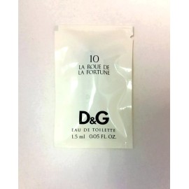 Dolce&Gabbana LA ROUE DE LA FORTUNE 10 by D&G Vial LOT L 10x EDT Spray 0.05 fl oz NEW