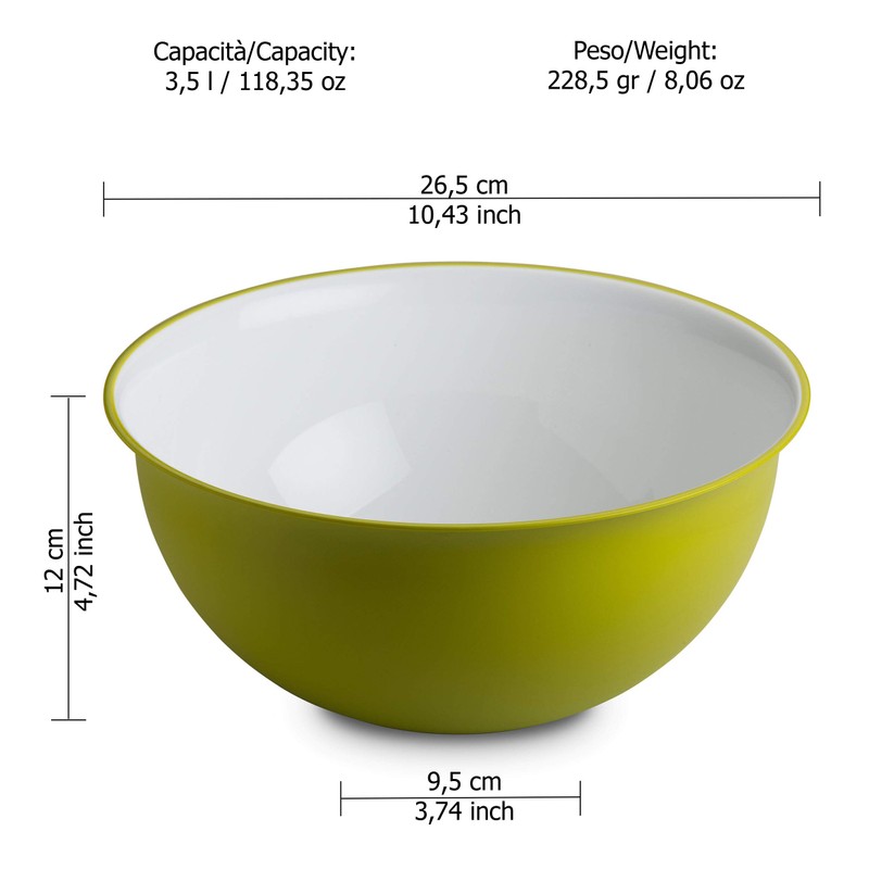 Omada Design Bowl of 123,18 fl oz(3,5 lt), Diameter 10,43