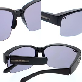 ZONE IDRIVE P4440 Polarized Sunglasses, Over Glasses, Folding Type, Driving, Fishing, Golf, purple-matte black