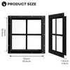 NOTASA Shed Windows 2 Pack, Chicken Coop Windows 12" x