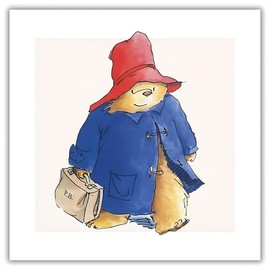 Paddington Bear Square Greetings Card with White Envelope Museum Collection