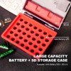 LYNCA Hard Battery Organizer Storage Box and SD Card Case