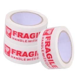 Operitacx 3 Rolls Fragile Warning Tape Packing Tapes Sticky Shipping Tape Shipping Supplies Fragile Marking Tape Fragile Packing Tape Caution Tape Moving Fragile Tapes Packing Supplies Opp