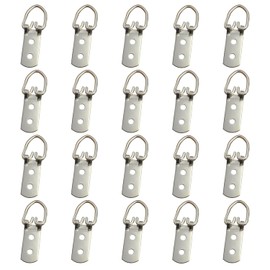D-Ring Picture Hangers, Bulk Small Stainless Steel D Rings, Pro Quality d-Rings, Picture Hang Solutions for Mirror, Clock, Decoration, Paintings, Artwork Picture