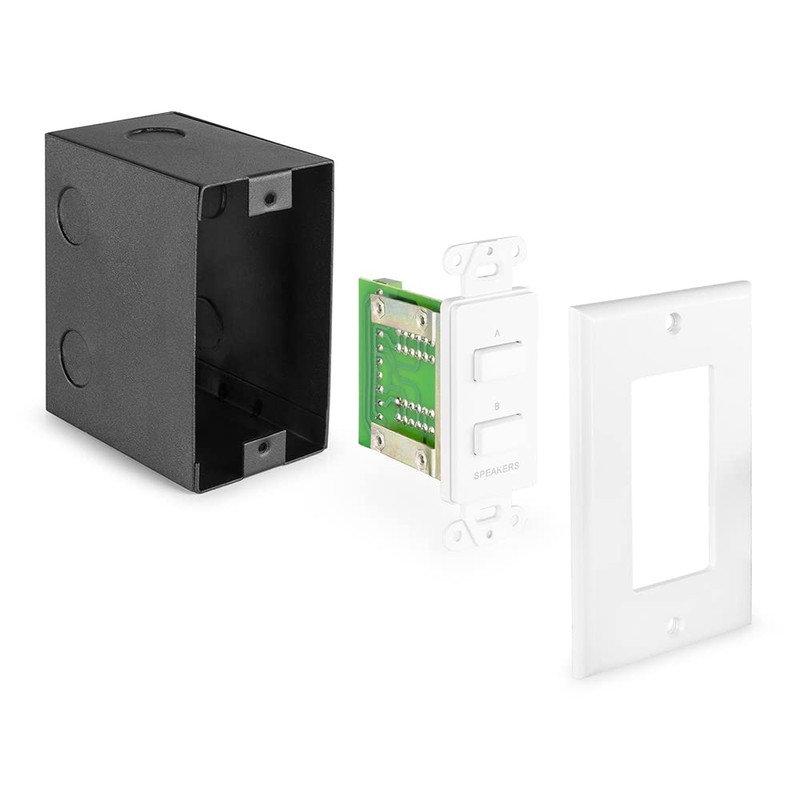 Power Dynamics PDWS2 In-Wall Speaker Selector Switch - 100W Dual