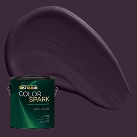 Rust-Oleum Color Spark Interior Paint and Primer in One, Semi-Gloss, Hocus Pocus, 1 Gallon