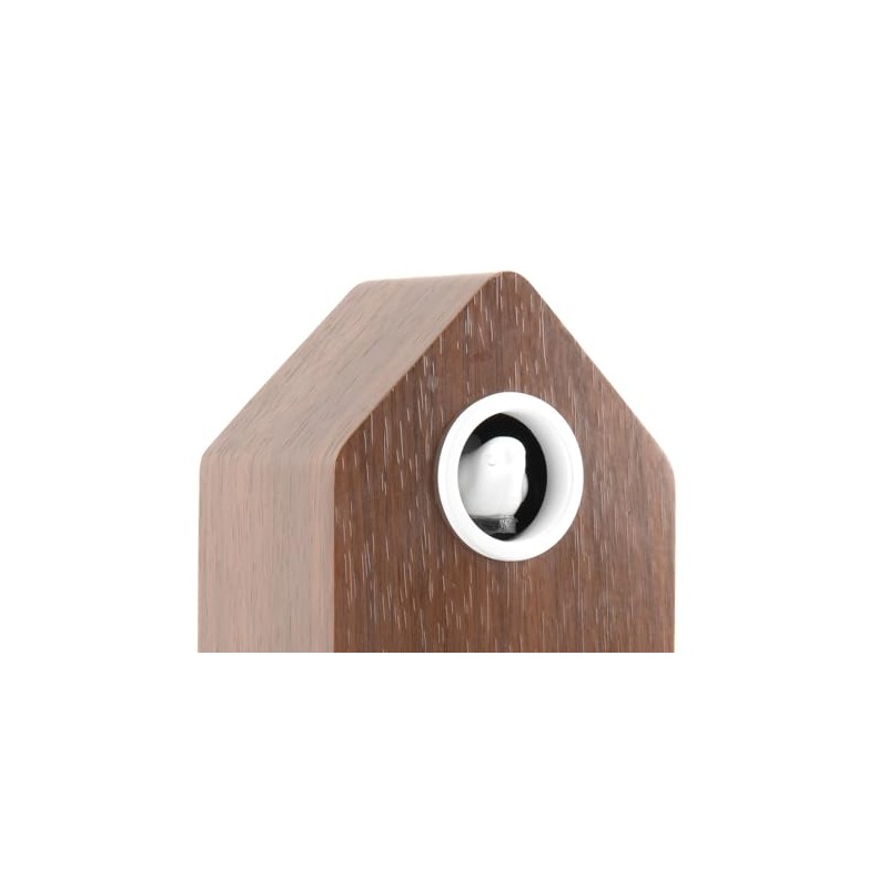 Karlsson Cuckoo 'Alarm' Clock LED - Dark Wood (KA6061DW)
