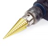 Large HSS 3pcs Steel Step Cone Drill Titanium Bit Set