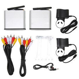 Wireless HD Transmitter and Receiver Kit 5.8GHz Wireless Audio Video Sender Kit for HDTV Projector MonitorAU Plug 100‑240V