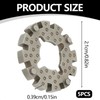 Pack of 5 Adapters for Oscillating Saw Blades, Circular Saw