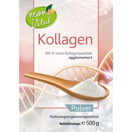 KOPP Vital® Collagen Powder 500 g | 100% Pure Collagen Peptide | Made and Tested in Germany | Collagen Hydrosate | Certified Pasture Keeping | 91% Protein Content