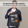 DELTAMANN Slim Rugged Backpack Organizer Insert for Business Casual Men