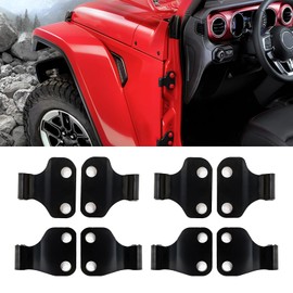 8 PCS Door Hinge Replacement Set for Jeep Wrangler JL 4-Doors, Gladiator JT 2018-2025