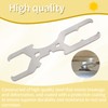 Ziyuan 3 Way Plumber's Sink Strainer Wrench,Plumbers Combo Nut Wrench,Fits