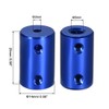 sourcing map Shaft Coupling Connector 3 mm to 5 mm