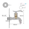 Antique Brass Bathroom Washing Machine Wall Mounted Tap with Handle